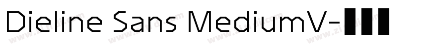 Dieline Sans MediumV字体转换